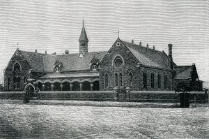 Austrálie: An Adelaide Public School, c.1885 (rytina) od Unknown artist