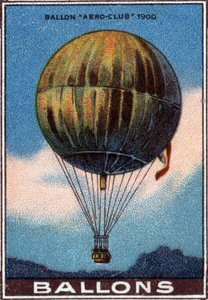 Balonový "aeroklub" ("aero club") od Unknown Artist