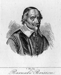 Barnabé Brisson, francouzský soudce 1530-1591 od Unknown artist