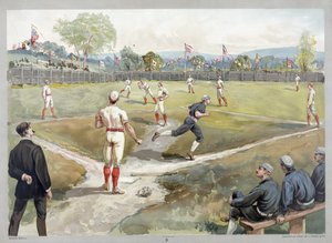 Baseballová hra od Unknown artist