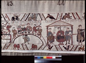 Tapisérie z Bayeux, známá jako Výšivka královny Mathildy od Unknown artist