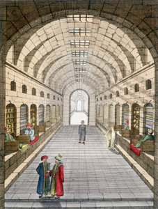 Bazar (souk) z Tunisu, Tunisko. od Unknown artist
