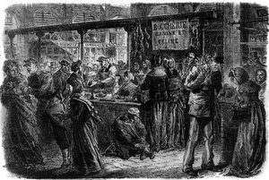 Řeznictví psů a koček v Paříži v roce 1870 od Unknown artist