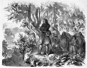 Camisards v Cevennes. 19. století rytina. od Unknown artist