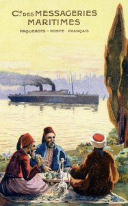 Karton francouzské přepravní společnosti po celém světě. od Unknown artist