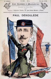 Kreslený film Paula Déleède (1846-1914), francouzského spisovatele a politika. V „Muži dneška““. od Unknown artist