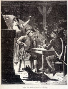 Zásobník v hospodě. od Unknown artist