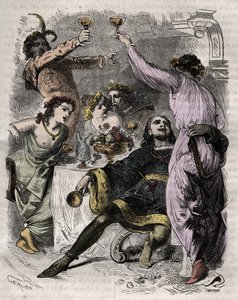 Případ věže Nesle od Unknown artist