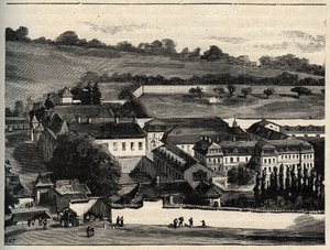 Ústřední dům Clairvaux (vězení Clairvaux) - Champagne-Ardenne - rytina „“ PATRIE“ - PACUREQUIREQUE POPIS FRANCIE V 6 SVAZTECH LUCIEN HUARD - konec 19. stol. od Unknown artist