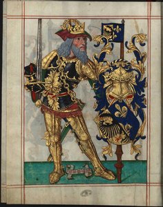 Karel Veliký (742-814) - Karel Veliký (z Knihy Ameiro-Mor) od Anonymous od Unknown artist