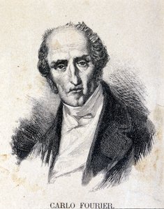 Charles Fourier (1772-1837), francouzský filozof a ekonom. od Unknown artist
