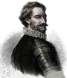 Charles III, vévoda z Bourbonu - Charles III de Bourbon - Charles de Montpensier (1490-1527), vévoda z Bourbonu a Connetable z Francie. Rytina 19. století. od Unknown artist