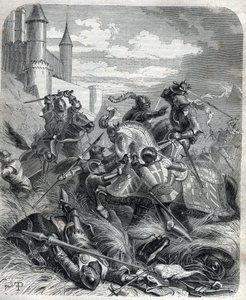 Karel III., známý jako Karel z Durasu (Durazzo), neapolský král vstoupil do Neapole s pomocí lidu 16. července od Unknown artist
