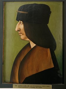 Karel VIII. francouzský (malba na dřevě) od Unknown Artist