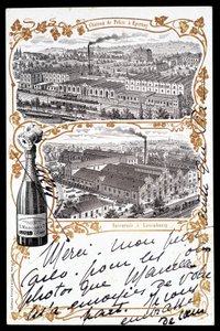 Chateau de Beijing v Epernay a pobočka Champagne "Mercier" v Lucembursku, počátek 20. století od Unknown Artist