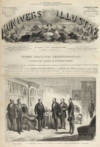 Chateau de Saint-Cloud Napoleon III přijímá Juana Prima (španělský generál a státník) (Juan Prim od Unknown artist
