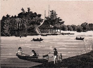 Chicago, Spojené státy americké: pohled na Central Park. v „“ Svět ilustruje 168 pohledů““ Nedatováno (konec 19. století) od Unknown artist