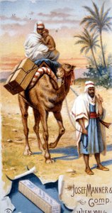 Reklama na čokoládu ““ Josef Manner & Gomp, Vídeň””. od Unknown artist