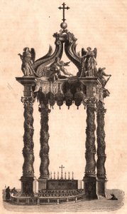 Ciborium v Saint Peter v Římě, Itálie od Unknown