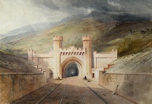 Železniční portál Clayton Tunnel od Unknown artist