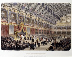 Ukončení světové výstavy a předání cen vystavovatelům v Palais de l