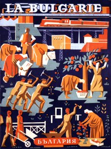 Komunistické Bulharsko při práci od Unknown Artist