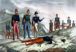 Dobytí Alžírska. Smrt generála Danrémonta během zajetí Constantina. 13. října 1837. v “L