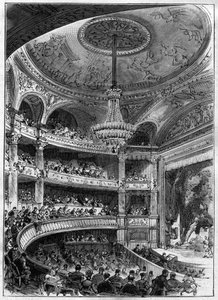 Konstantinovo divadlo v Alžírsku postavené architektem Paulem Jeanem Gionem (1838-1904) v letech 1877 až 1883 - divadlo od Unknown artist
