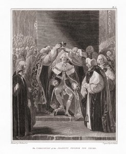 Korunovace krále Velké Británie Jiřího III od Unknown artist