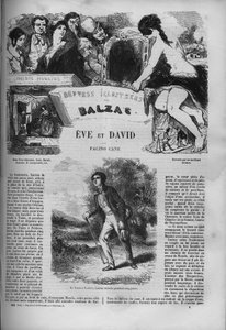 Obálka k románu „Eva a David“ od Unknown artist