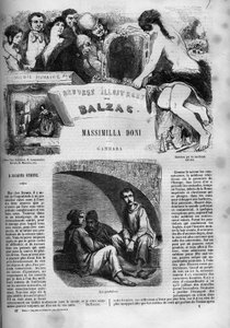 Obálka k románu „“ Massimilla Doni „“ od Unknown artist