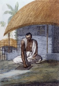 Kultura, civilizace a indická společnost: Portrét astrologa, Indie. od Unknown artist