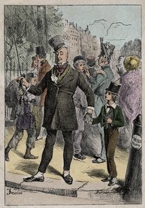David Copperfield a pan Micawber, ilustrace z 