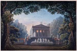 Dekorace pro operu "Oper Olympia"" od Unknown artist