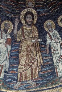 Detail Ježíše (Mosaic, 821) od Unknown artist