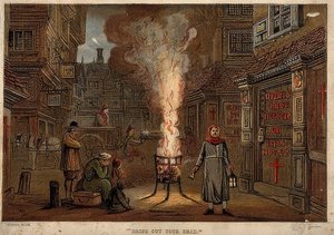 Velký mor v Londýně, 1665 od Unknown