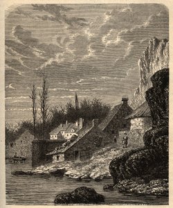 Douarnenez - Finistere - Bretaň - rytina „“ PATRIE“ - POPIS PECTURESSE DE LA FRANCE EN 6 SVAZKŮ LUCIEN HUARD - konec 19. stol. od Unknown artist