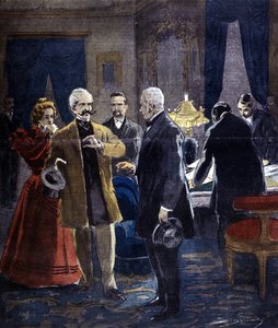 Dreyfusův případ. Zatčení velitele Esterhazyho od Unknown artist