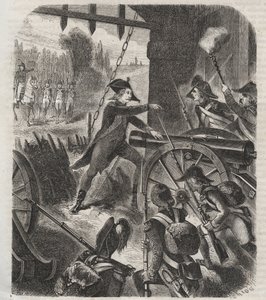 ANGLICKÁ REVOLUCE. Hrdinský čin Desilles - Francouzská revoluce: případ Nancy. Dne 31. srpna 1790 zahájil markýz de Bouille (Francois Claude Amour du Chariol, markýz de Bouille) (1739-1800) represe proti vojákům posádky Na. od Unknown artist