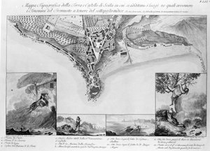 Zemětřesení, které se odehrálo v Scilla (Itálie) v roce 1783. od Unknown artist