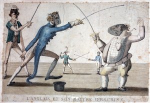 Angličtina a její mistr šermu - 19. století od Unknown artist
