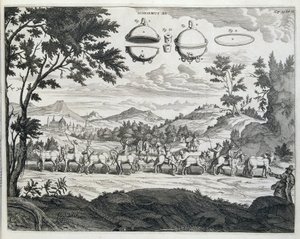 Experiment Otto von Guericke (Otto de Guericke od Unknown artist