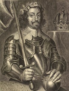 Ferdinand III., císař Svaté říše římské - Ferdinand III. Habsburský 1608-1657 - rytina 17. stol. od Unknown artist