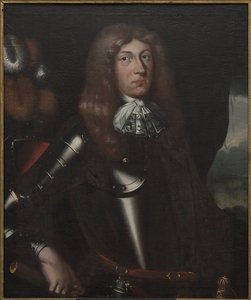 Ferdinand Kettler, vévoda de la Courlande Semigalie - Portrét Ferdinanda Kettlera (1655-1730), vévody z Courlandu a Semigalie, Anonym. Olej na plátně. Rozměr: 90 x 75 cm. Národní muzeum Stockholm od Unknown artist