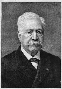 Ferdinand de Lesseps (1805-1894), francouzský diplomat a administrátor. od Unknown artist