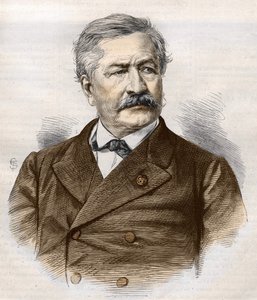 Ferdinand de Lesseps (1805 - 1894), rytina, sbírka Bianchetti od Unknown artist