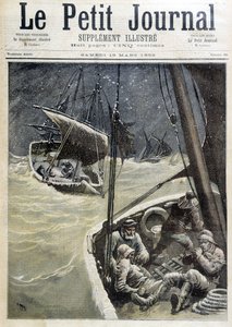 Fishermen of Newfoundland - v „“The Petity Journal““ z 19.3.1892 od Unknown artist