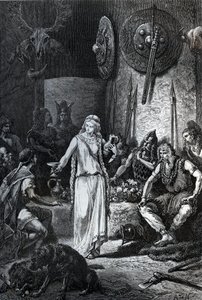 Fondation de Marseille, 600 př. n. l.: V den příjezdu řeckých námořníků uspořádá hlava Namů jídlo, během kterého si jeho dcera Gyptis (nebo Petta) musí vybrat manželku tím, že mu podrží šálek. Řekové byli pozváni, aby se připojili k banketu a od Unknown artist