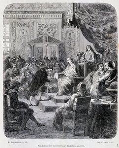 Nadace Francouzské akademie od Richelieu od Unknown artist