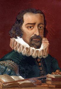 Francis Bacon (1561-1626), anglický kancléř a filozof podle „Vědy a jejích mužů od Louise Figuiera“. Barcelona 1881 od Unknown artist